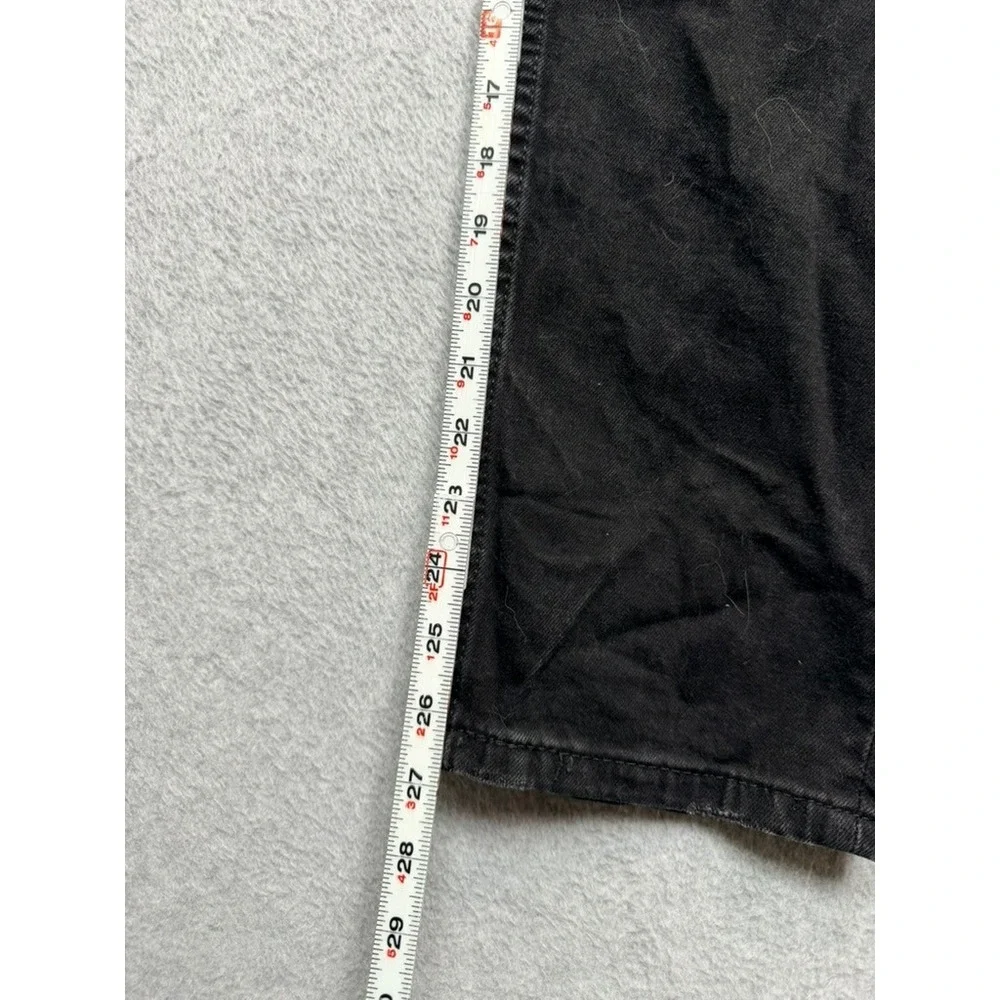 Levis 511 Slim Fit Distressed Ripped Black Jeans Mens 34x30 04511-5317